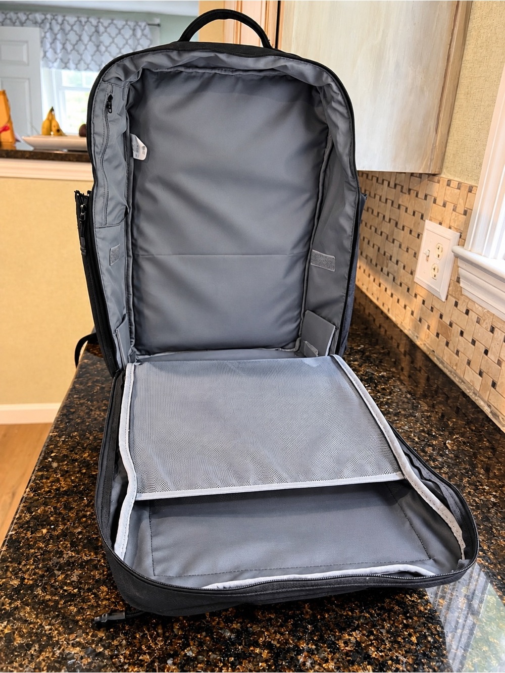 Nike Utility 2.0 Black Backpack Multi Pocket Laptop Travel Bag - Picture 10 of 14
